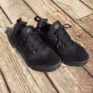 Black Nike sneakers